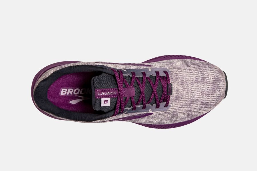 Brooks Launch 8 Road Running Shoes - Womens - Purple - LA5847016